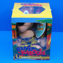 Banjo-Kazooie Plush Set 9&quot; &amp; 6&quot; Official Rare Plushie Posable Figure Limited Box - £62.91 GBP