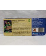 Playmates TMNT Portrait Of Michaelangelo Package Cardboard Piece - $259.29 MXN
