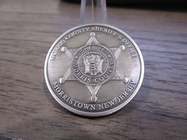 Vintage Morris County Sheriffs Office New Jersey Challenge Coin #691R - £22.49 GBP