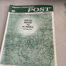 Vintage Penn Central Post Employee Magazine Train Railroad Nov-Dec 1971 - £8.32 GBP