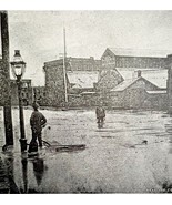 Williamsport Ruins 1889 Johnstown Flood Victorian Print Pennsylvania DWT10A - $35.07 CAD