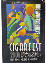 Cigarfest 2008 Split Rock Poconos Mountains Event Poster 24x36 Pennsylvania - £37.23 GBP