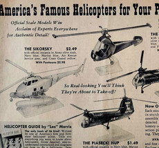 1974 Historic Helicopter Models Sikorsky Advertisement Aviation Kits DWQQ13 - $372.61 MXN