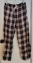 Womens M American Eagle Outfitters Black/White Red Plaid Lounge Pants - £14.80 GBP
