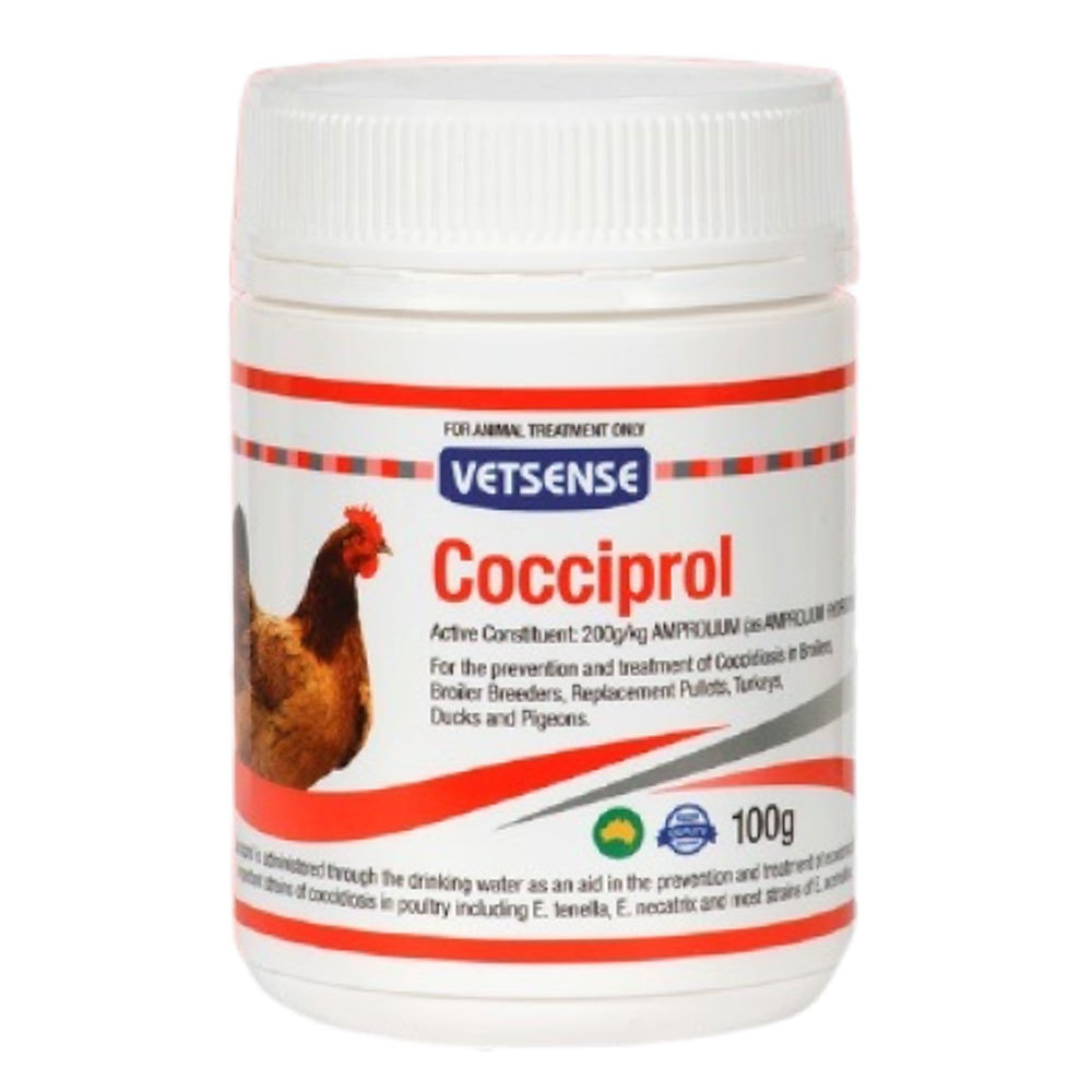 Vetsense Poultry Cocciprol 100g - $38.55