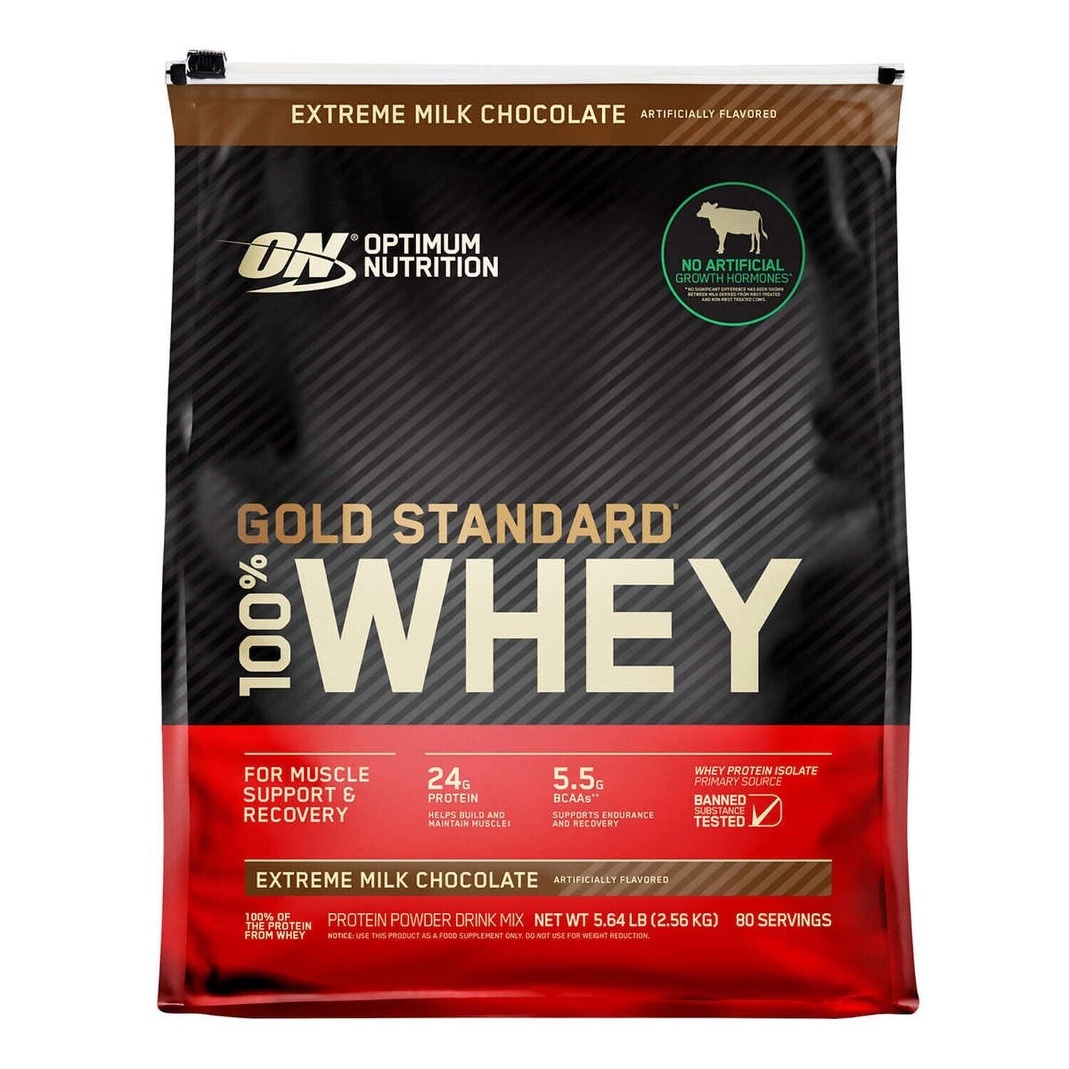 WHEY PROTEIN POWDER GOLD STANDARD OPTIMUM NUTRITION ISOLATE CONCENTRATE 5.64 LBS - $97.99