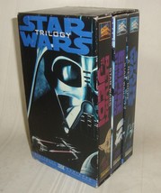 Star Wars Original Trilogy 1995 3-Tape Set (VHS) vintage Lucas Films THX - £7.75 GBP