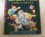A Mickey Mouse Club Book, Walt Disney&#39;s, &quot;Seven Dwarfs, Find a House&quot;. 1952 - £8.25 GBP