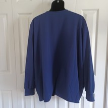 Scrubstar Nurse Scrubs Warm Up Lab Jacket Long Sleeve -Navy Blue Size 3XL - $15.83