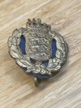 Vintage Kongelige Danske Haer Royal Danish Army Badge KG JD - $24.75