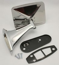 Pirae Mfg Chrome Exterior Mirror, Left/Driver Side, Compatible with Chevy & Comp - $42.05