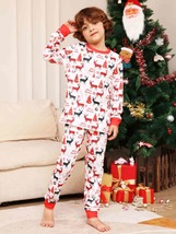 Reindeer Print Top and Pants Set - £26.41 GBP