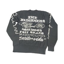 The Hundreds Mens Printed Long Sleve Sweater Size Small Color Black - £65.72 GBP