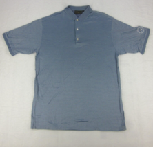 Bobby Jones Mens Shirt Bob Hope Classic (L) Golf Polo Blue Striped Cotto... - £31.62 GBP