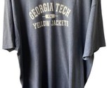 MV Sports T Shirt Mens Size 2XL Gray Short Sleeved Crew Neck Georgia Tec... - $17.69