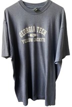 MV Sports T Shirt Mens Size 2XL Gray Short Sleeved Crew Neck Georgia Tec... - £14.08 GBP