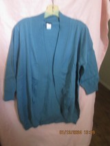 Salon Studio Blue Cardigan Sweater. Size: XL - $15.00