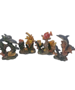 Coral Reef Aquarium Fish Sea Life Dolphins Resin Table Top Figurines SET... - $89.09