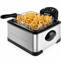 4.5 Liter Deep Fryer w/Basket Strainer, XL Jumbo Size - $251.96
