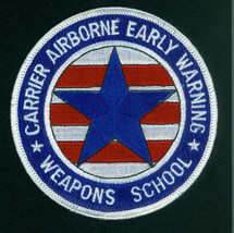 USN, CARRIER AIRBORNE EARLY WARNING, WEAPONS SCHOOL, PATCH - £4.30 GBP