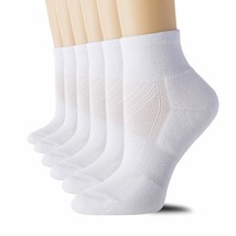 Celersport 6 Pack Women&#39;S Ankle Socks With Cushion, Sport Athletic Runni... - £26.58 GBP