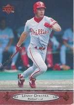 1996 Upper Deck Lenny Dykstra 430 Phillies - £0.78 GBP