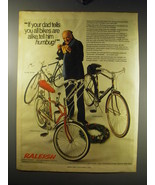 1968 Raleigh Bicycles Ad - Record, Fireball 3+2, Sports - If your dad te... - £14.55 GBP