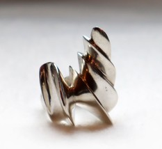 Vintage Modernist Sterling Ring Signed BERAD SPAIN Chunky Figurative Abstract - £524.97 GBP