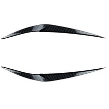 1Pair  Front Headlights Eyebrow Eyelids Trim Cover For  X1 F48 2015+  Stickers E - £68.42 GBP