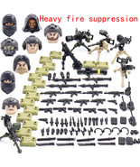 C-1SET Building Blocks Solider Figures Gifts Mini Bricks Weapons Guns Helmets