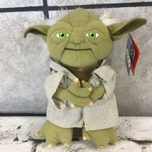 Star Wars Yoda 9” Talking Plush Character Stuffed Animal With Tag Working Sounds - £11.76 GBP