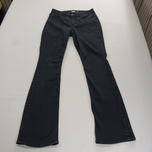 Lee Women's Black Mid-Rise Bootcut Jeans Measured Size (27×31) image 11