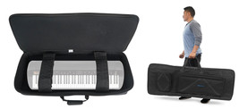 Rockville Padded Rigid Durable Keyboard Gig Bag Case For KORG SV-1 73 - £122.29 GBP