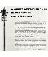 Bell Telephone System AT&amp;T 1958 Advertisement Amplifier Tube Utility DWEE11 - $467.16 MXN