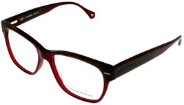 Ermenegildo Zegna Eyeglasses Frame Unisex Havana Red Rectangular VZ3664 AMPR - £65.46 GBP