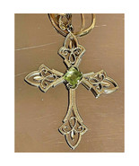 JCM 14K YELLOW GOLD FILIGREE AQUAMARINE CROSS PENDANT  NECKLACE SKY - €345,15 EUR JCM 14K YELLOW GOLD FILIGREE AQUAMARINE CROSS PENDANT  NECKLACE SKY - €345,15 EUR