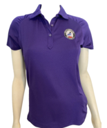 Cutter &amp; Buck Women&#39;s Golf Shirt Purple US Senior Open 2015 Extra Small - $541.50 MXN