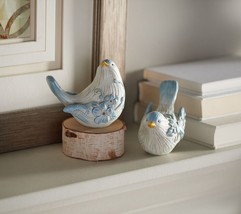 Set of Two Floral Embossed Birds by Valerie by Valerie - £30.73 GBP