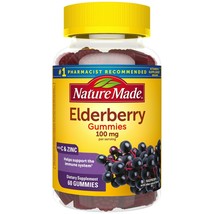 Nature Made Elderberry 100mg with Vitamin C &amp; Zinc Gummies, 60 count. - $29.69