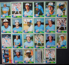 1981 Topps Toronto Blue Jays Team Set of 23 Baseball Cards - £6.26 GBP