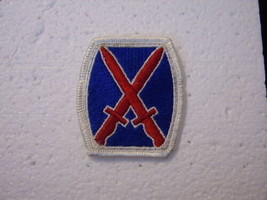 ARMY PATCH - 10th INFANTRY DIVISION - $2.65