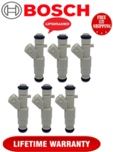 Bosch x6 UPGRADED 4 HOLE 22LB OEM Fuel injectors for 1987-1997 BMW 2.5 5.0 5.6 - £147.76 GBP