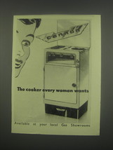 1949 Cannon Cooker Ad - every woman wants - £14.78 GBP