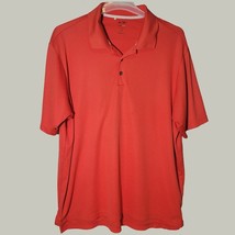 Adidas Golf Polo Shirt Mens 2XL Orange Short Sleeve - £11.78 GBP