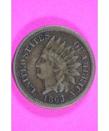 1863 Copper Nickel Indian Head Cent Penny Rare Type Coin Exact Coin Pict... - $22.55 CAD