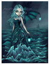 Jasmine Becket-Griffith, &quot;SEA BEACON&quot; 13 x 10 inch Fine Art Giclee Print - £11.92 GBP