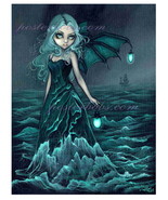 Jasmine Becket-Griffith, &quot;SEA BEACON&quot; 13 x 10 inch Fine Art Giclee Print - £11.84 GBP