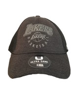 Los Angeles Lakers Hat Cap Adult OSFM Gray Stretch Fit Reflective NBA Ul... - £20.23 GBP