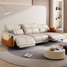 Leather Designer Living Room Sofas Lazy Lounge Nordic Luxury Living Room Sofas M - £4,107.79 GBP+