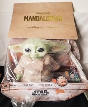 Star Wars: Mandalorian Baby Yoda The Child Real Moves w/ Limited Lithograph New! - £65.10 GBP